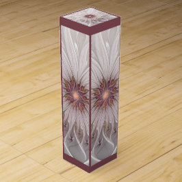 Floral Fantasy, Abstracte moderne deegbloem Wijn