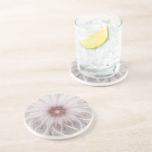 Floral Fantasy, Abstracte moderne deegbloem Zandsteen Onderzetter (Zijkant)