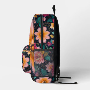 Floral Fantasy Bedrukte Rugzak