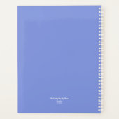 Floral Fantasy Blue Agenda Planner 2026 (Achterkant)