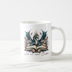 Floral Fantasy Book Dragon Nog een hoofdstuk Koffiemok