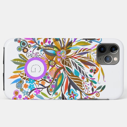 Floral Fantasy  Case-Mate iPhone Case (Achterkant (horizontaal))