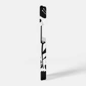 Floral Fantasy: Chic Flower Design Telefoonhoesje iPhone Hoesje (Linkerkant)