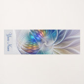 Floral Fantasy, Colorful Abstract fractal Art Name Yogamat (Achterkant (horizontaal))
