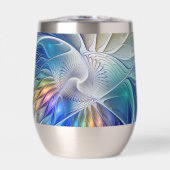 Floral Fantasy, Colorful Abstract Fractal Flower (Voorkant)