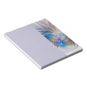 Floral Fantasy, Colorful Abstract Fractal Flower Notitieblok (Schuin)
