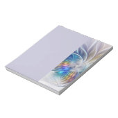 Floral Fantasy, Colorful Abstract Fractal Flower Notitieblok (Linkerzijde)