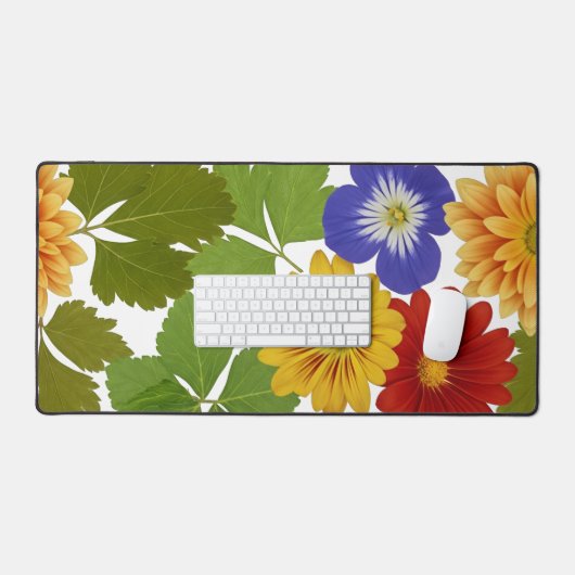 Floral Fantasy Desk Mat (Keyboard & Muis)