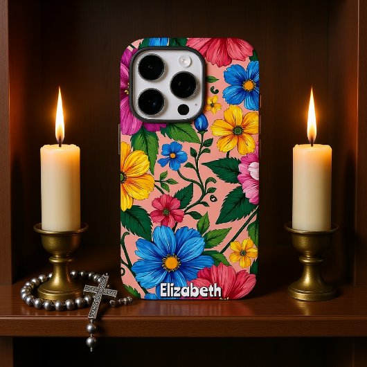 Floral Fantasy: een tuin vol bloemen Case-Mate iPhone Case