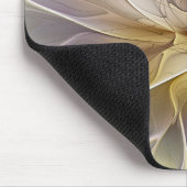 Floral Fantasy Eggplant Abstract Fractal Own Text Muismat (Hoek)