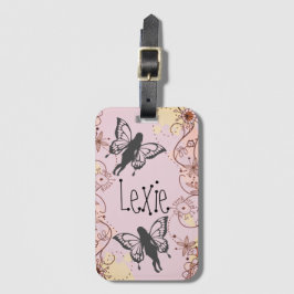 Floral Fantasy Fairies Bagagelabel
