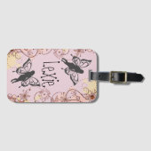 Floral Fantasy Fairies Bagagelabel (Voorkant (horizontaal))