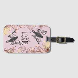 Floral Fantasy Fairies Bagagelabel