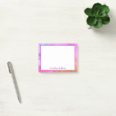 Floral fantasy gepersonaliseerd post-it® notes (Kantoor)
