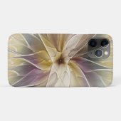 Floral Fantasy Gold Eggplant Abstracte fractale ku Case-Mate iPhone Case (Achterkant (horizontaal))