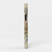 Floral Fantasy Gold Eggplant Abstracte fractale ku Case-Mate iPhone Case (Achterkant/rechts)