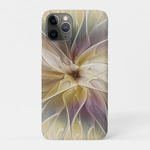 Floral Fantasy Gold Eggplant Abstracte fractale ku Case-Mate iPhone Case