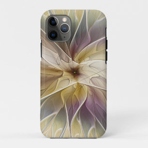 Floral Fantasy Gold Eggplant Abstracte fractale ku Case-Mate iPhone Case