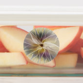 Floral Fantasy Gold Eggplant Abstracte fractale ku Labels (Aangebracht)