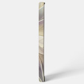 Floral Fantasy Gold Eggplant Abstracte fractale ku Samsung Galaxy Hoesje (Linkerkant)