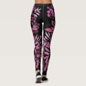 Floral Fantasy Hot Pink Leggings (Achterkant)