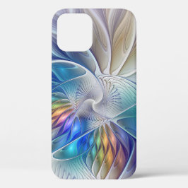 Floral Fantasy, kleurrijke Abstracte fractale bloe Case-Mate iPhone Case