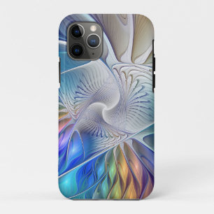 Floral Fantasy, kleurrijke Abstracte fractale bloe Case-Mate iPhone Case