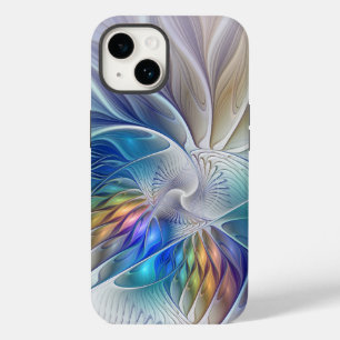 Floral Fantasy, kleurrijke Abstracte fractale bloe Case-Mate iPhone 14 Hoesje