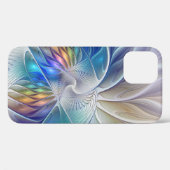Floral Fantasy, kleurrijke Abstracte fractale bloe Case-Mate iPhone Case (Achterkant (horizontaal))