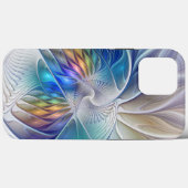 Floral Fantasy, kleurrijke Abstracte fractale bloe Case-Mate iPhone Case (Achterkant (horizontaal))