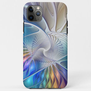 Floral Fantasy, kleurrijke Abstracte fractale bloe Case-Mate iPhone Case
