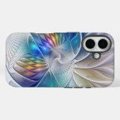 Floral Fantasy, kleurrijke Abstracte fractale bloe Case-Mate iPhone Case (Achterkant (horizontaal))