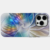 Floral Fantasy, kleurrijke Abstracte fractale bloe Case-Mate iPhone Case (Achterkant (horizontaal))