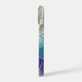 Floral Fantasy, kleurrijke Abstracte fractale bloe iPhone 15 Case (Linkerkant)