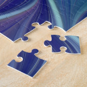 Floral Fantasy, kleurrijke Abstracte fractale bloe Legpuzzel (Zijkant)