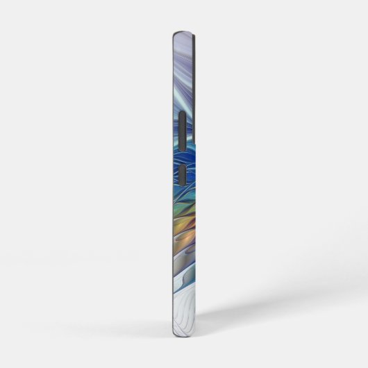 Floral Fantasy, kleurrijke Abstracte fractale bloe Samsung Galaxy Hoesje (Rechterkant)