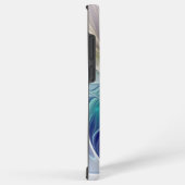 Floral Fantasy, kleurrijke Abstracte fractale bloe Samsung Galaxy Hoesje (Rechterkant)