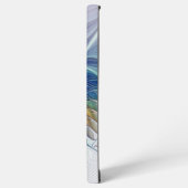 Floral Fantasy, kleurrijke Abstracte fractale bloe Samsung Galaxy Hoesje (Linkerkant)