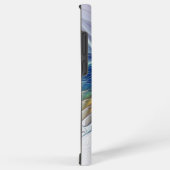 Floral Fantasy, kleurrijke Abstracte fractale bloe Samsung Galaxy Hoesje (Rechterkant)