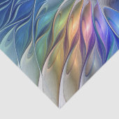 Floral Fantasy, kleurrijke Abstracte fractale bloe Tissuepapier (Detail)