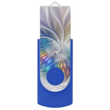 Floral Fantasy, kleurrijke Abstracte fractale bloe