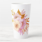 Floral Fantasy Latte Mok (Voorkant)