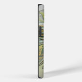 Floral Fantasy Modern Fractal Art Flower met Gold Case-Mate iPhone Case (Achterkant / Rechts)