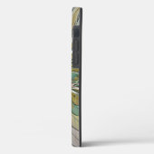 Floral Fantasy Modern Fractal Art Flower met Gold Case-Mate iPhone Case (Achterkant / Links)