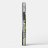 Floral Fantasy Modern Fractal Art Flower met Gold Case-Mate iPhone Case (Achterkant / Rechts)