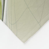 Floral Fantasy Modern Fractal Art Flower met Gold Fleece Deken (Hoek)