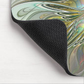 Floral Fantasy Modern Fractal Art Flower met Gold Muismat (Hoek)