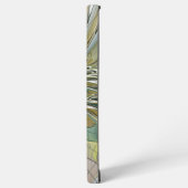 Floral Fantasy Modern Fractal Art Flower met Gold Samsung Galaxy Hoesje (Linkerkant)