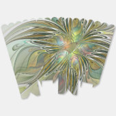 Floral Fantasy Modern Fractal Art Flower With Gold Bedankdoosjes (Ongevouwen)