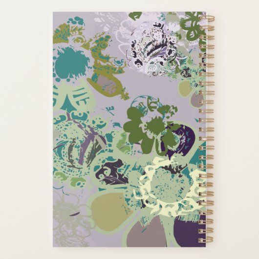 Floral Fantasy Monogram Planner (Achterkant)